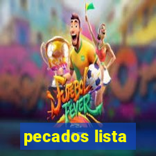 pecados lista